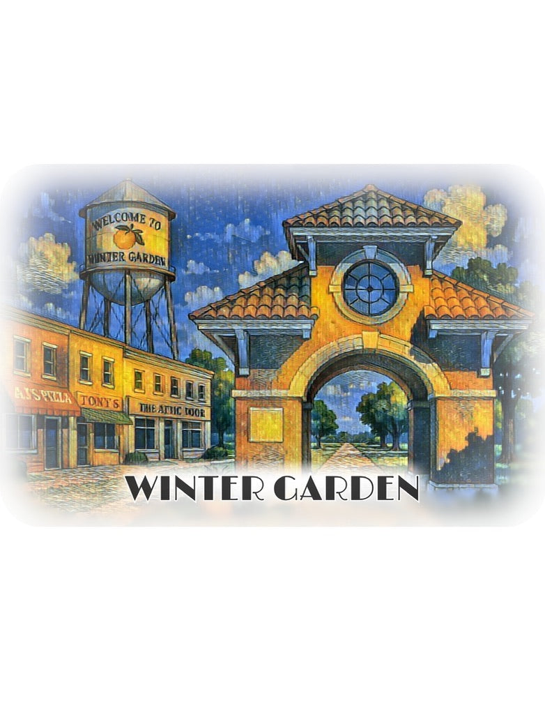 **Winter Garden Starry Night