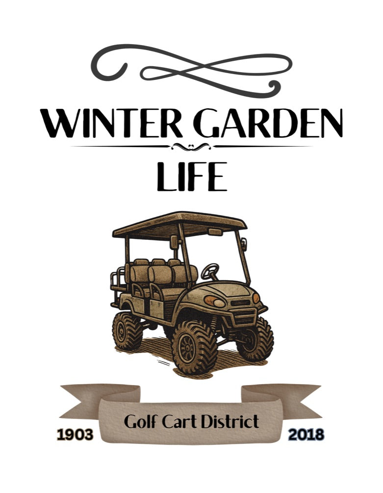**Golf Cart District Vintage Logo