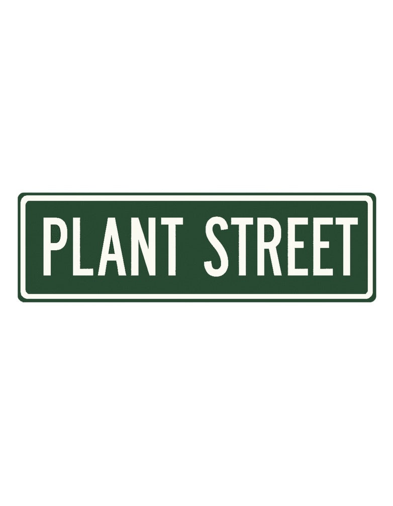 **Plant St Street Sign