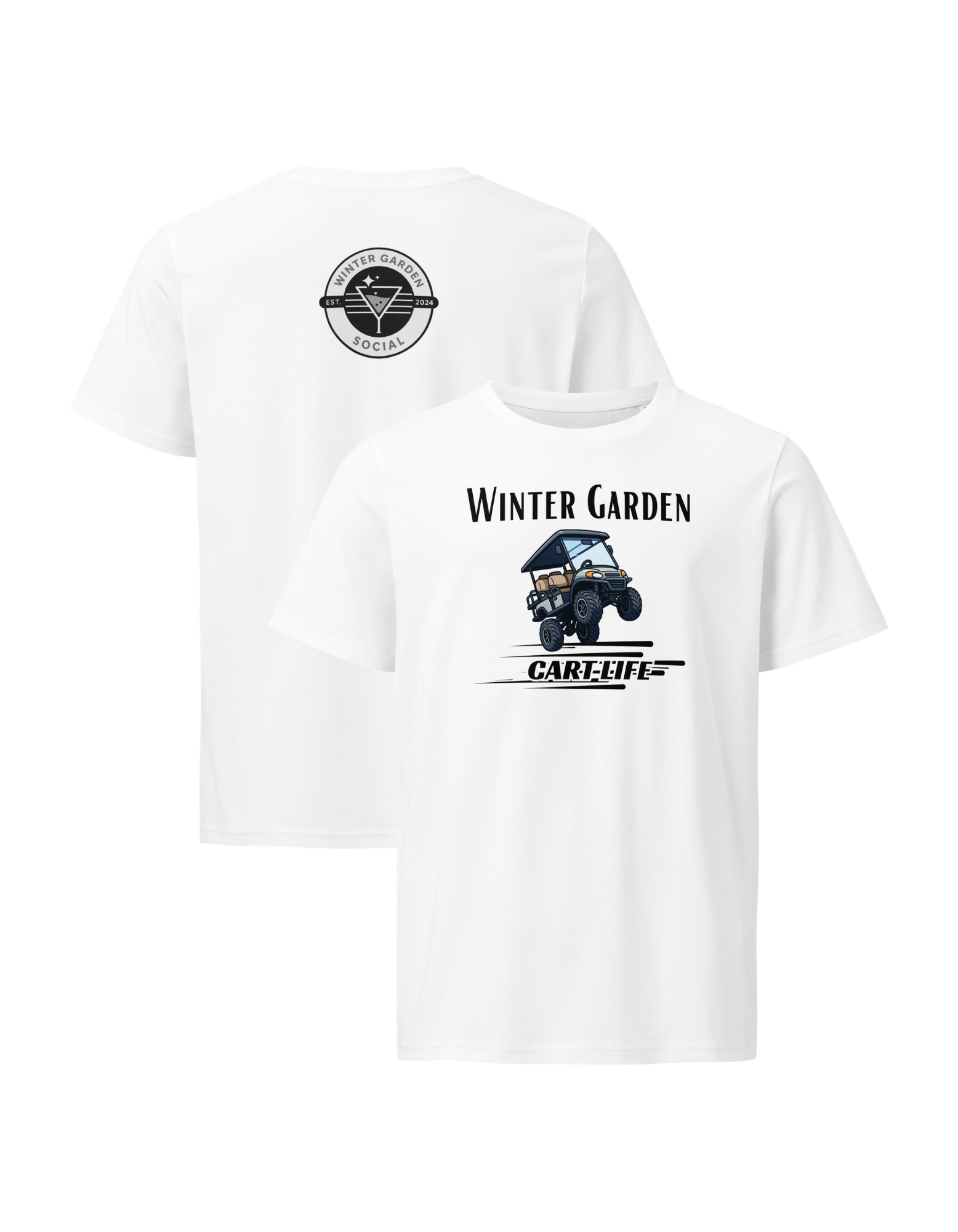 WGS Cartoon Cart Life - Unisex organic mid-light t-shirt