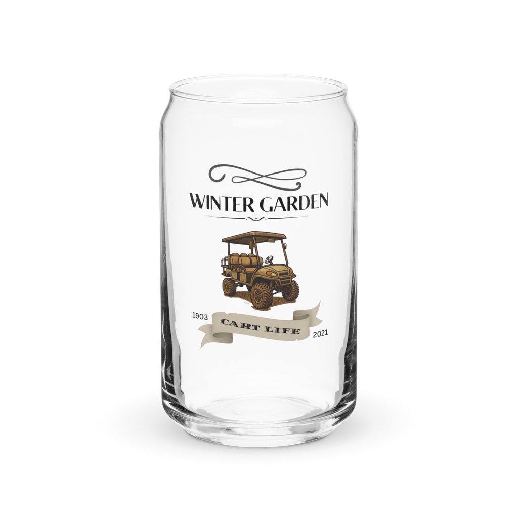 DTWG Vintage Cart Life - Can-shaped glass