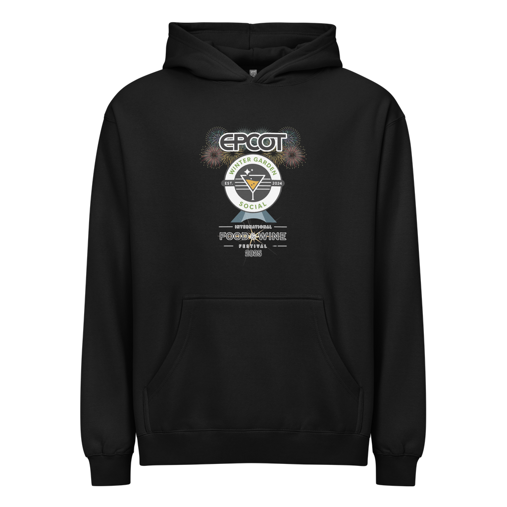 Food & Wine 2025 (Black) - Men’s box hoodie