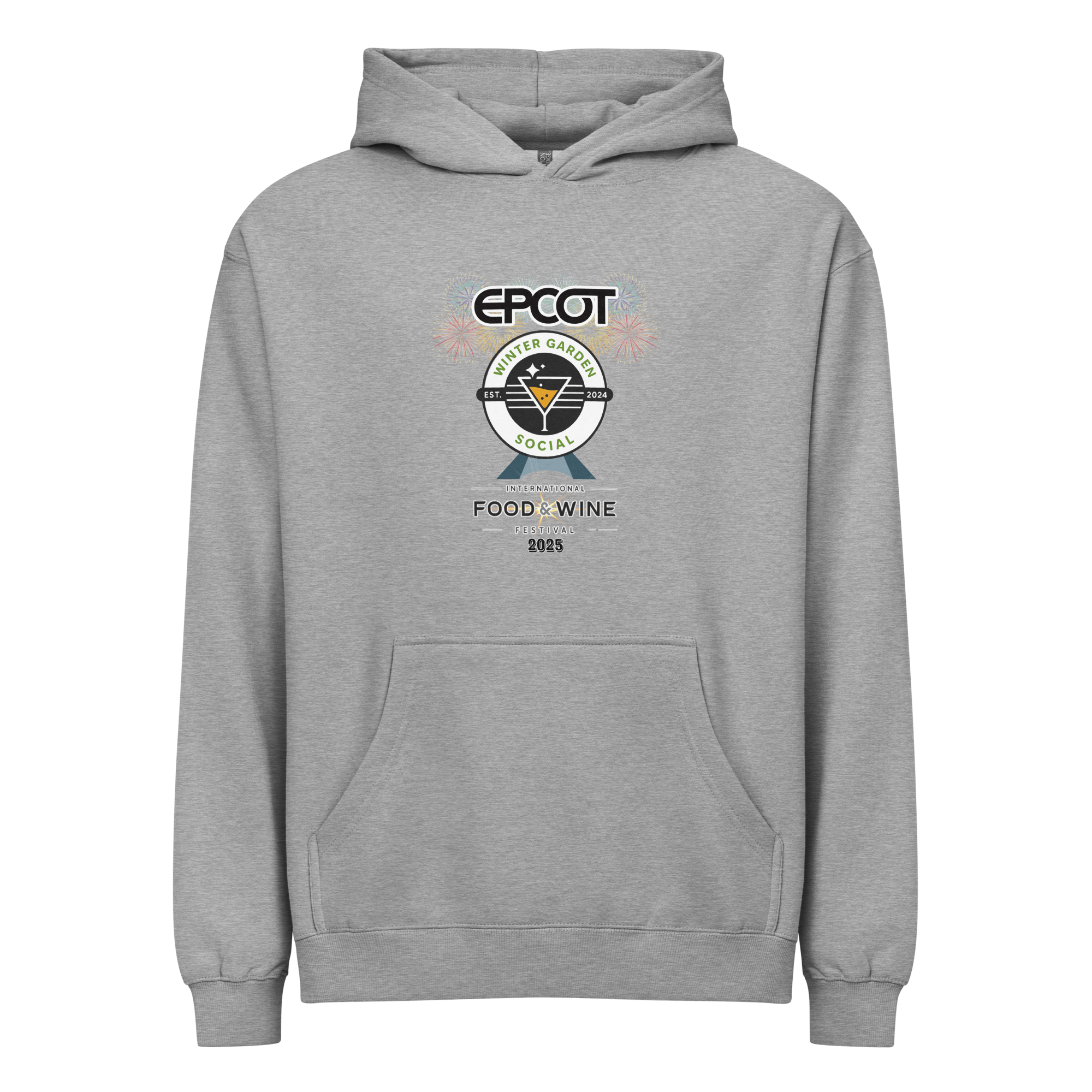 Food & Wine 2025 (Black) - Men’s box hoodie