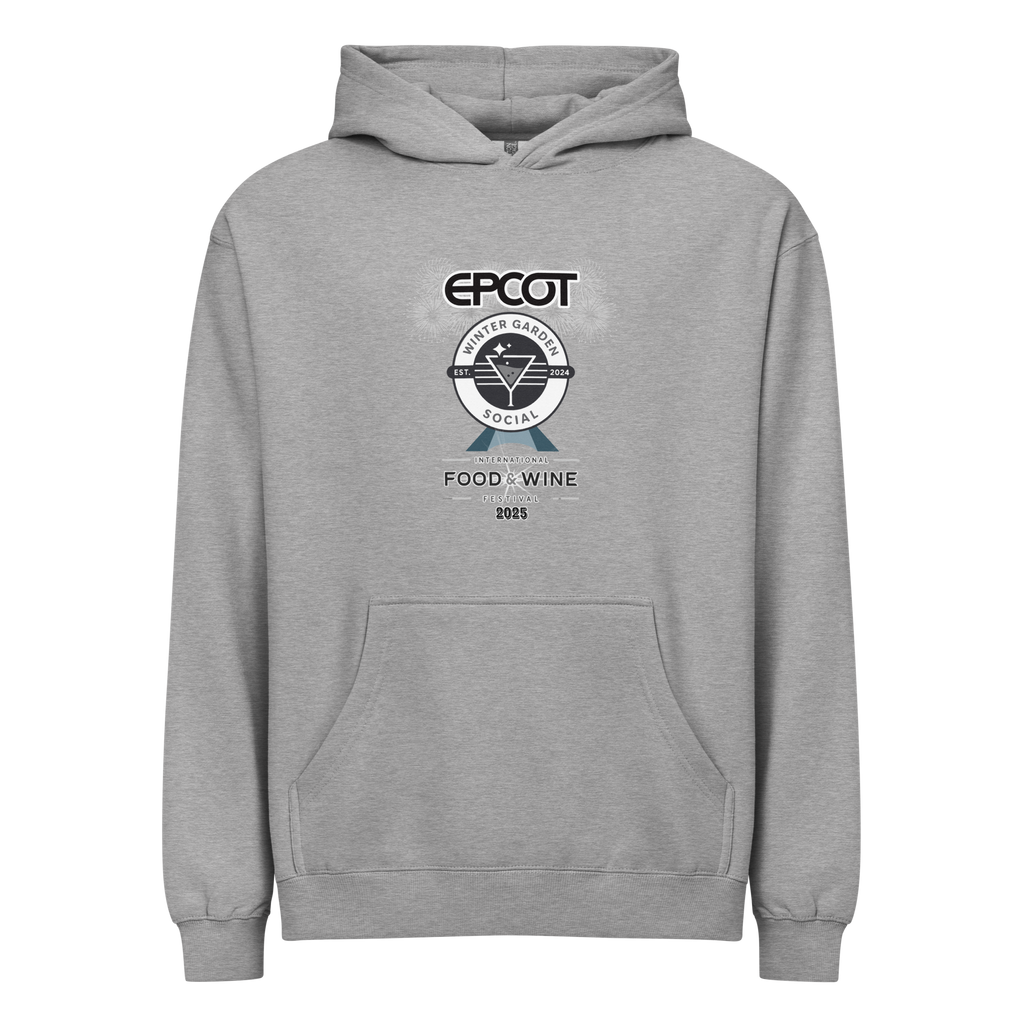 Food & Wine 2025 (B&W) - Men’s box hoodie