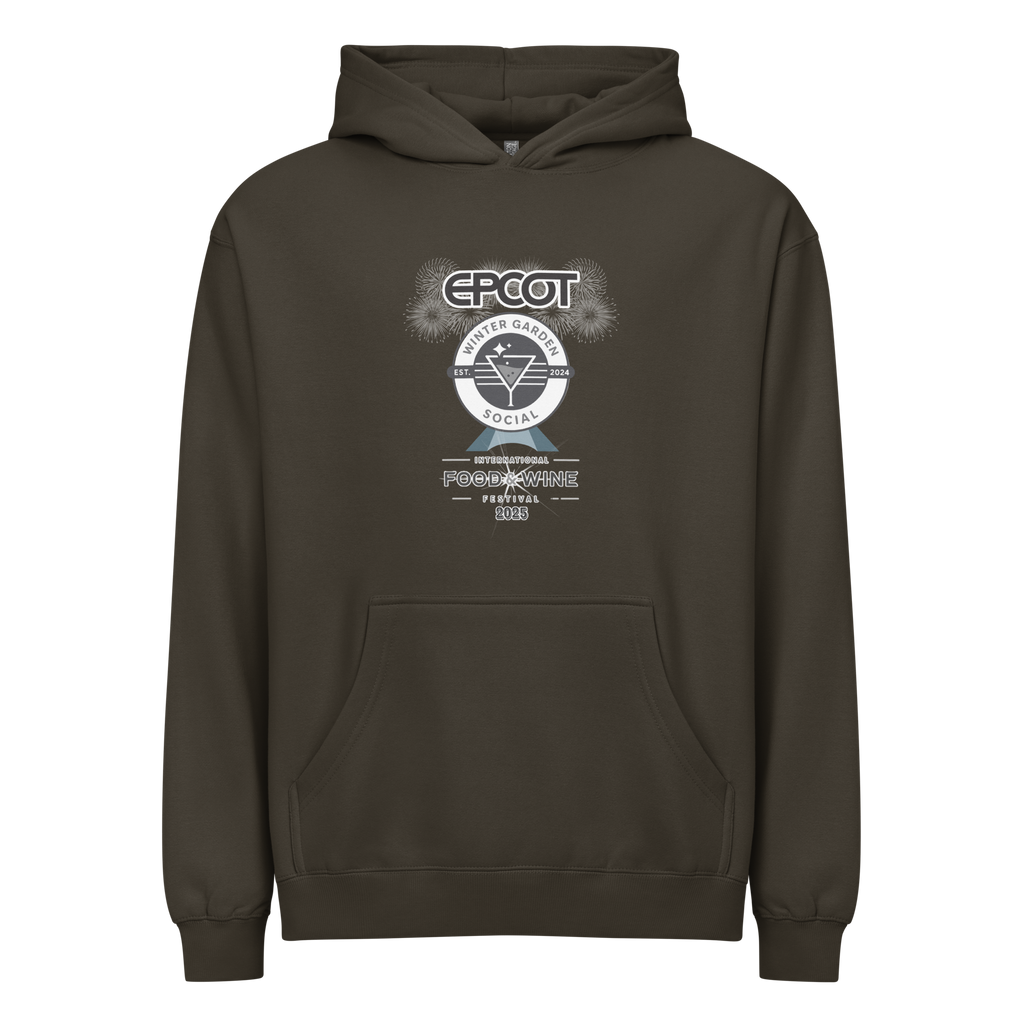 Food & Wine 2025 (B&W) - Men’s box hoodie